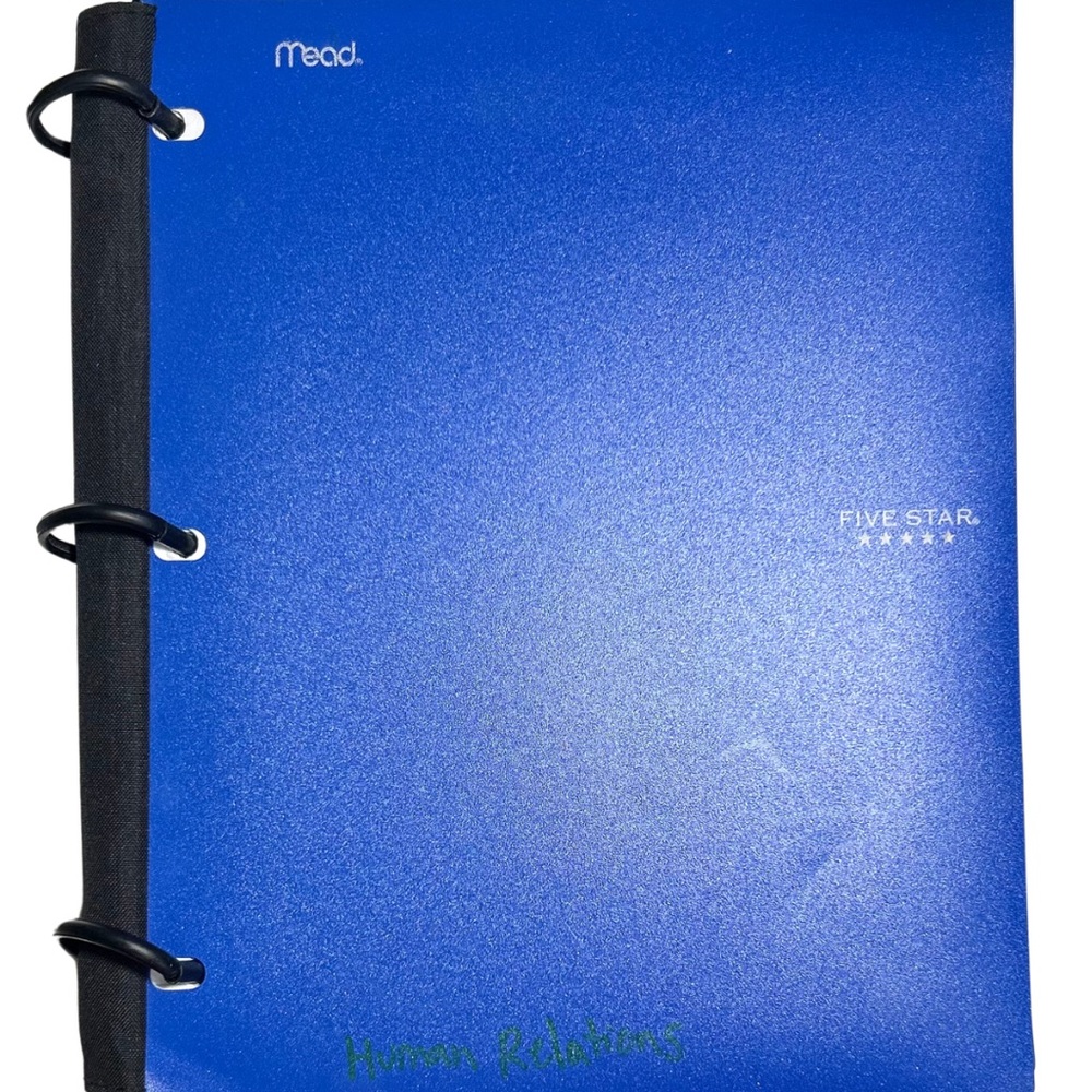 Assorted Kid’s Pens Pencils Blue Refillable Notebook Dividers School Supplies